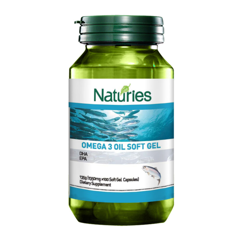 Naturies奈氏力斯三文鱼油软胶囊调节血脂100粒(新西兰原瓶进口) Naturies奈氏力斯三文鱼油软胶囊调节血脂100粒(新西兰原瓶进口)