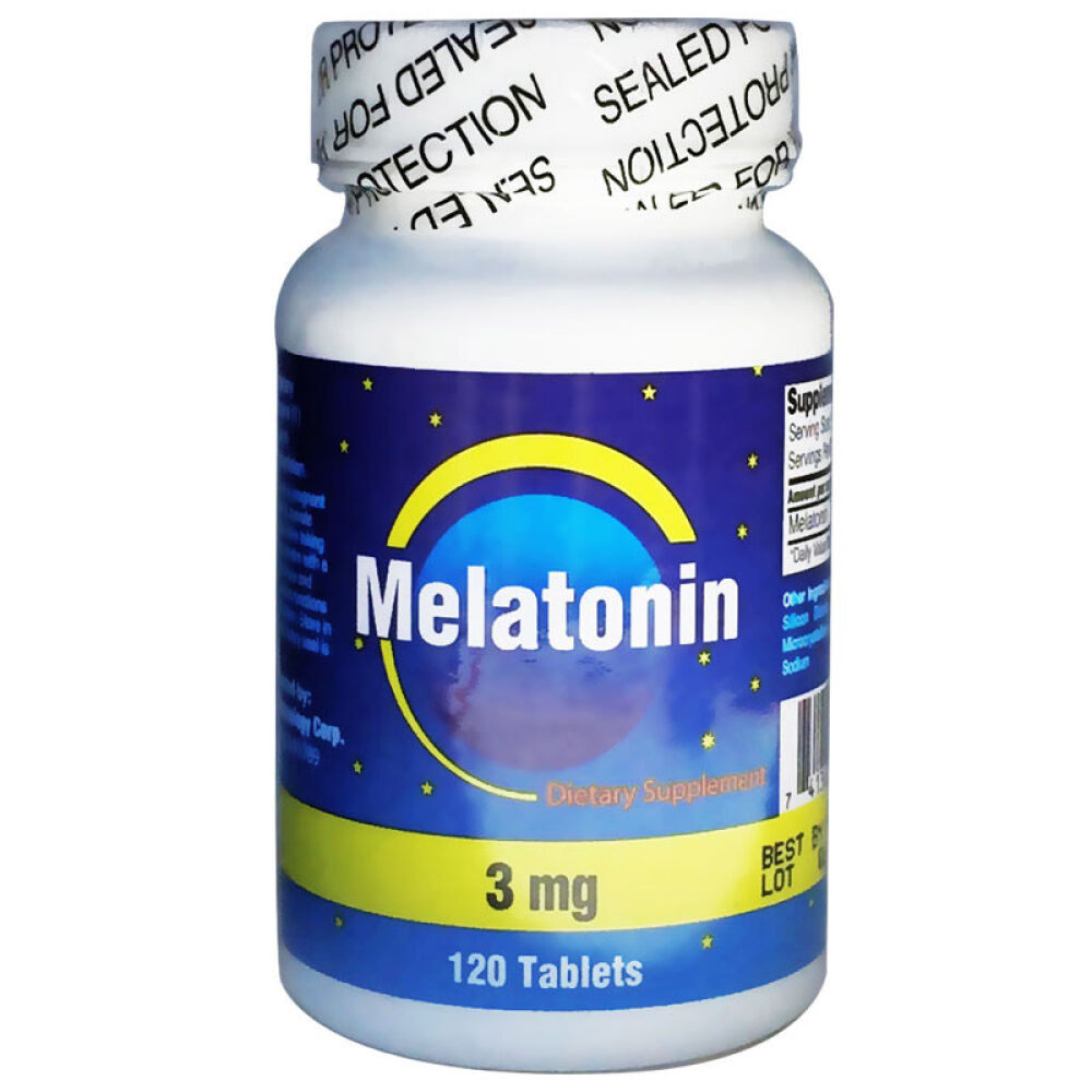 NCB脑白金褪黑素片褪黑素胶囊改善睡眠120片缓解失眠睡眠片（非安眠药）1瓶装*