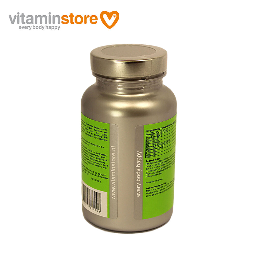 维养荟缬草胶囊60粒褪黑素软胶囊安神改善睡眠60粒荷兰原装进口包税直邮