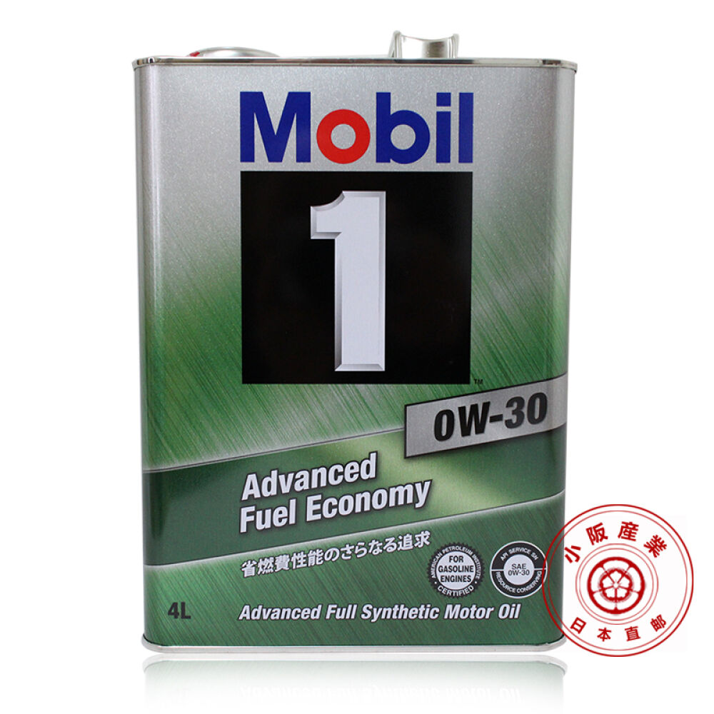 美孚(Mobil)1号全合成机油0W-30SN级4L铁桶日本直邮 美孚(Mobil)1号全合成机油0W-30SN级4L铁桶日本直邮