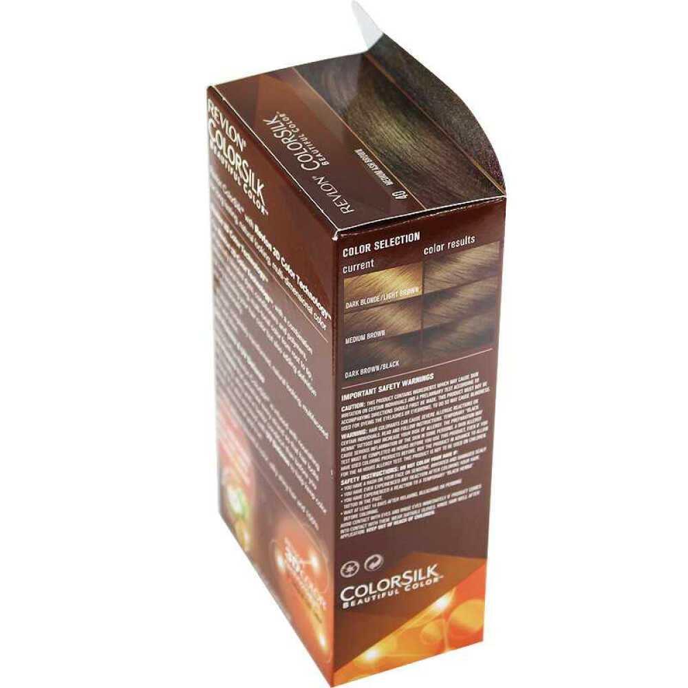 美国Revlon露华浓染发剂染发膏新款3D丽然系列56号红棕色