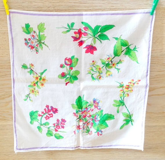 cottonhandkerchiefwomanshankiefloralcollectiblevintagehandkerchiefhankieswallartsmallwallhanging1950svintage cottonhandkerchiefwomanshankiefloralcollectiblevintagehandkerchiefhankieswallartsmallwallhanging1950svintage