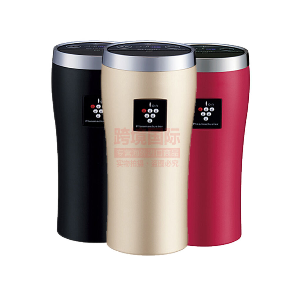 夏普（SHARP）车载空气净化器IG-GC15汽车空气净化器杀菌加湿负离子夏普空气净化器IG-GC15红色