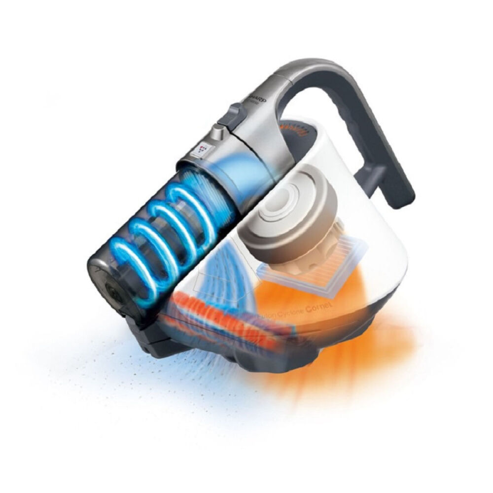 SHARP/夏普日本原装离心热风床垫吸尘除螨扫除机吸尘器