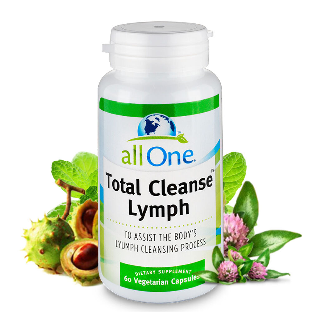 美国AllOne淋巴排毒草本提高免疫霖净胶囊淋巴提高免疫力60粒一瓶装