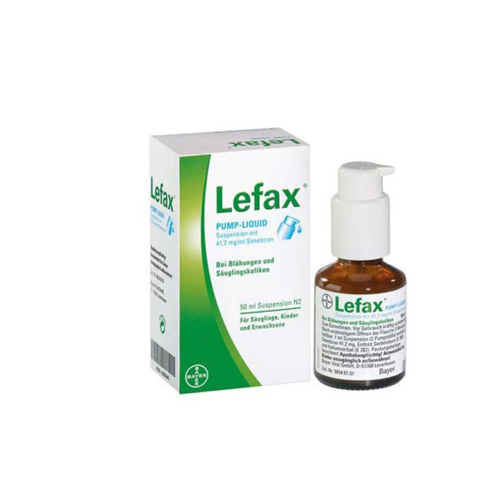 德国bayer-lefax西甲硅油婴儿肠绞痛吐奶去胀气止痛滴露液体50ml