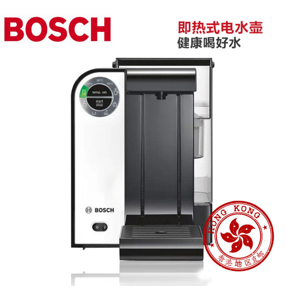 德国进口电热水壶Bosch博世THD2021即热式电水壶brita过滤烧水壶黑色