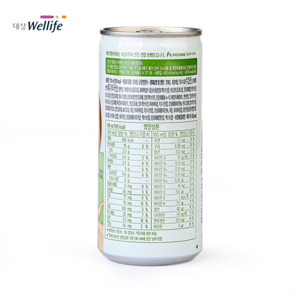 【全球购】大象wellife新关爱nu-care韩国直邮均衡营养流食代餐产品草绿色原味