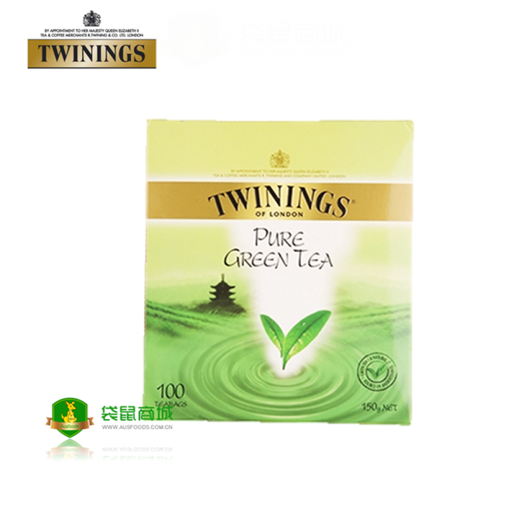 【澳洲直邮】澳洲版TWININGS川宁纯正绿茶(100包)