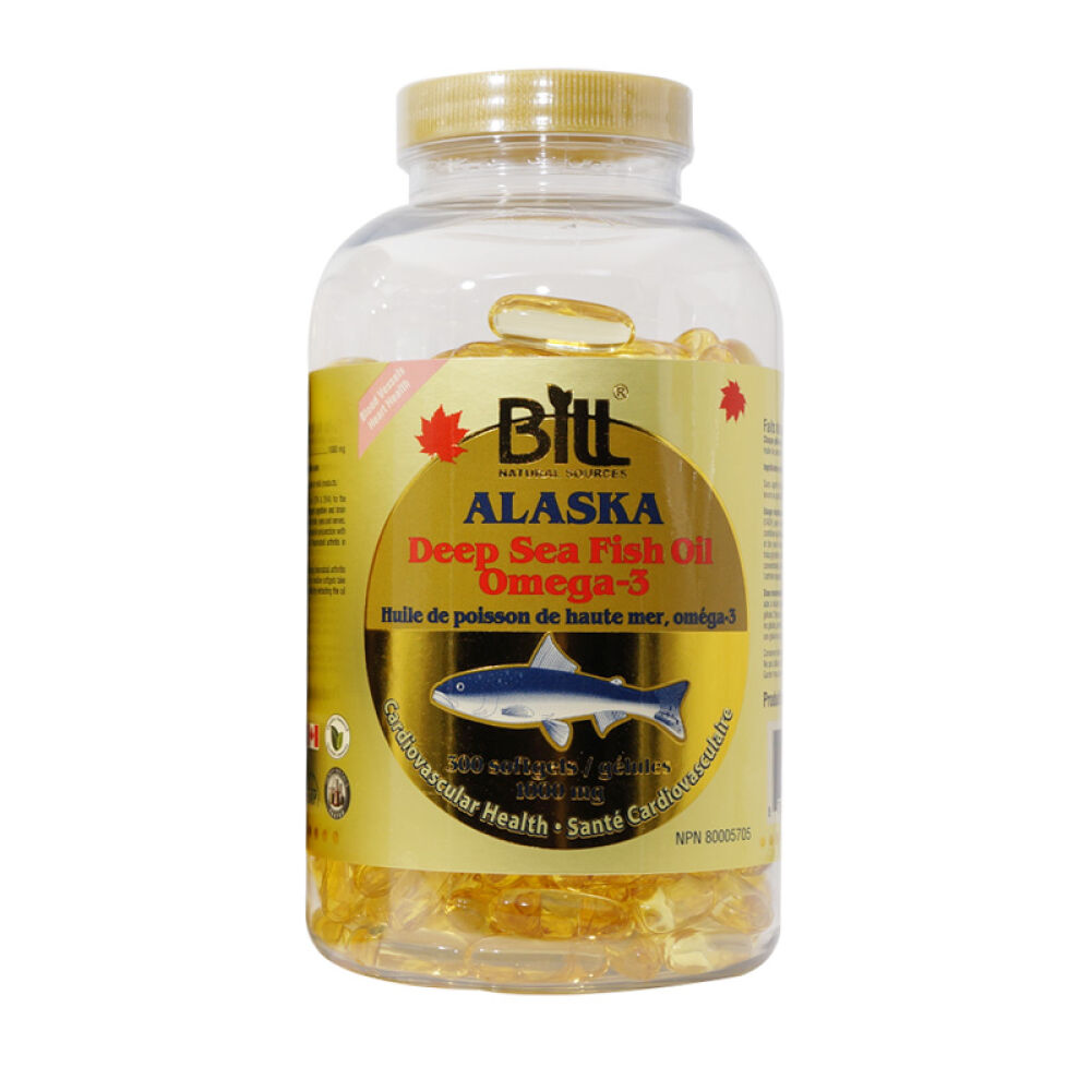 【全球购】【加拿大直邮】康加美Bill深海鱼油omega-3鱼油300粒