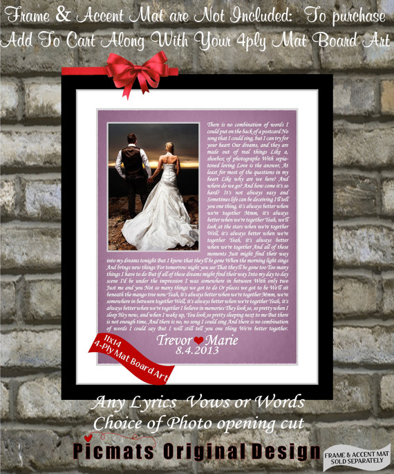 customsonglyricsweddinggiftcustomizedartprintpersonalizedfirst