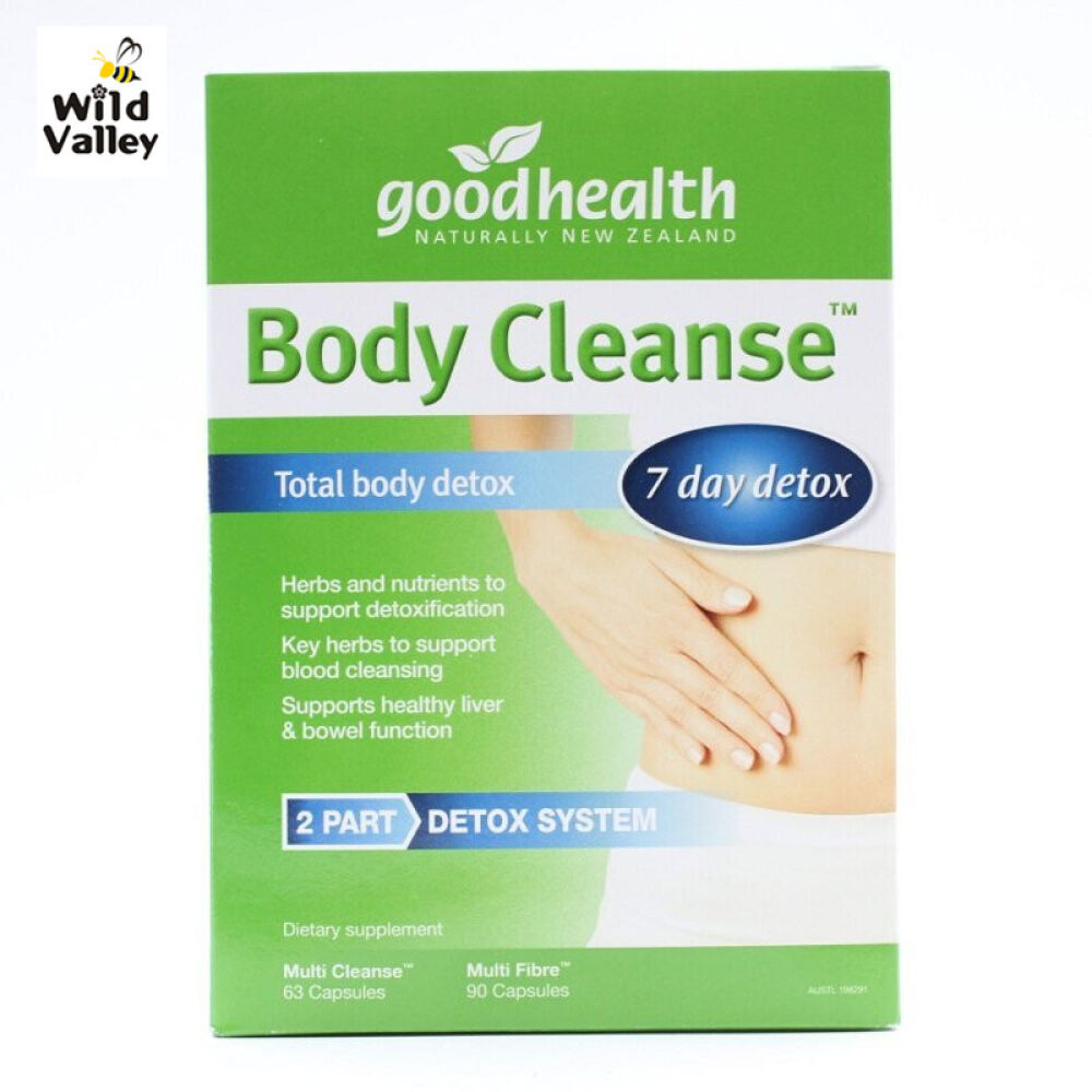 【全球购】新西兰好健康Goodhealth七日纤维排毒养颜胶囊90粒