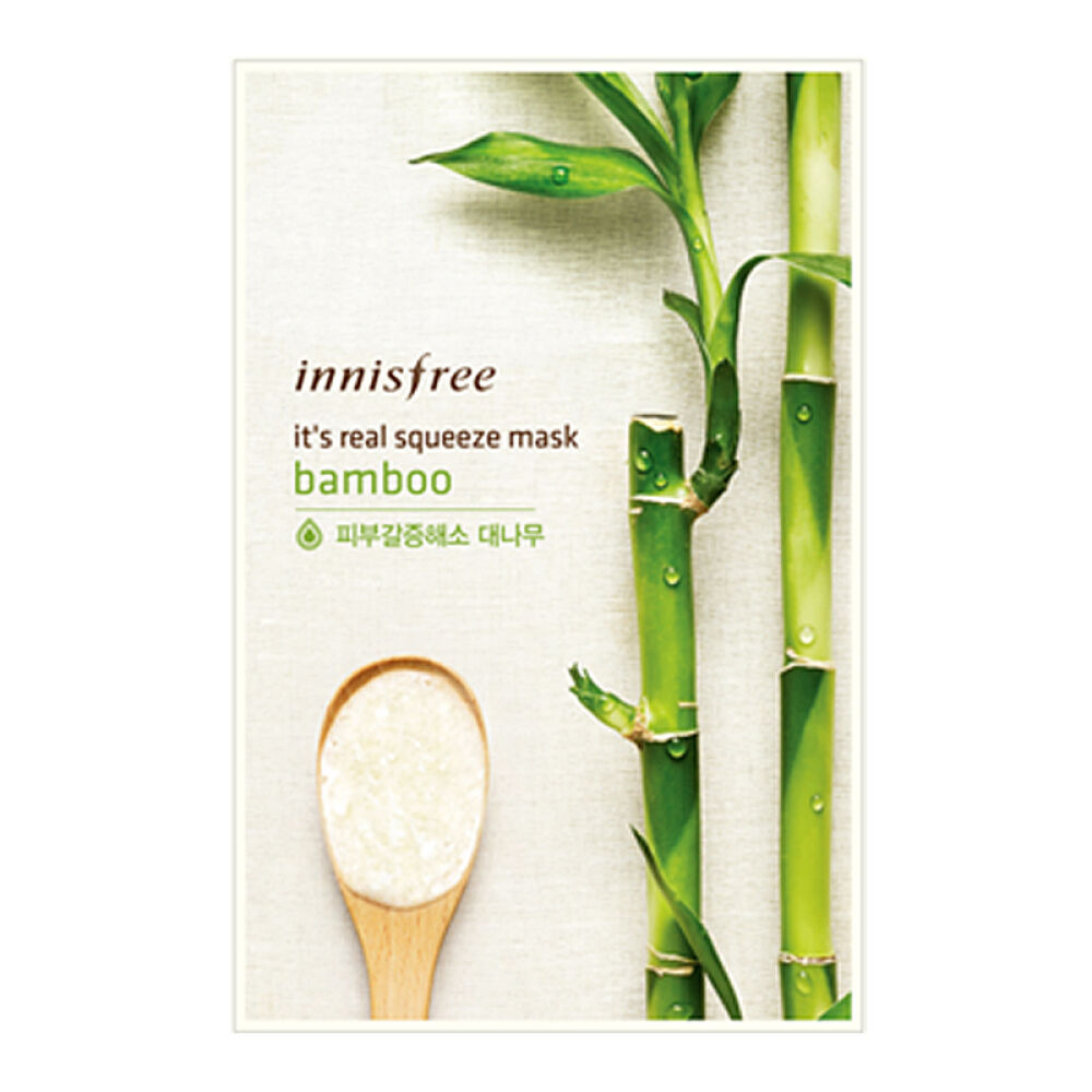 【京东全球购】韩国原装进口Innisfr悦风吟保湿清爽补水香港直邮竹子面膜贴10片