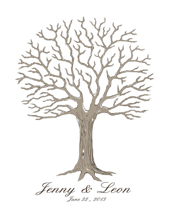 fingerprintguestbook,customthumbprintsignaturetreeguestbook