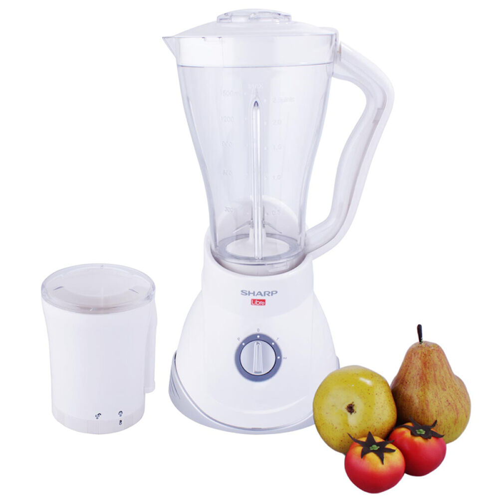 夏普（Sharp）料理机EM-125L(W)多功能搅拌机家用榨汁机果汁机辅食料理机EM-125L(W)--白色