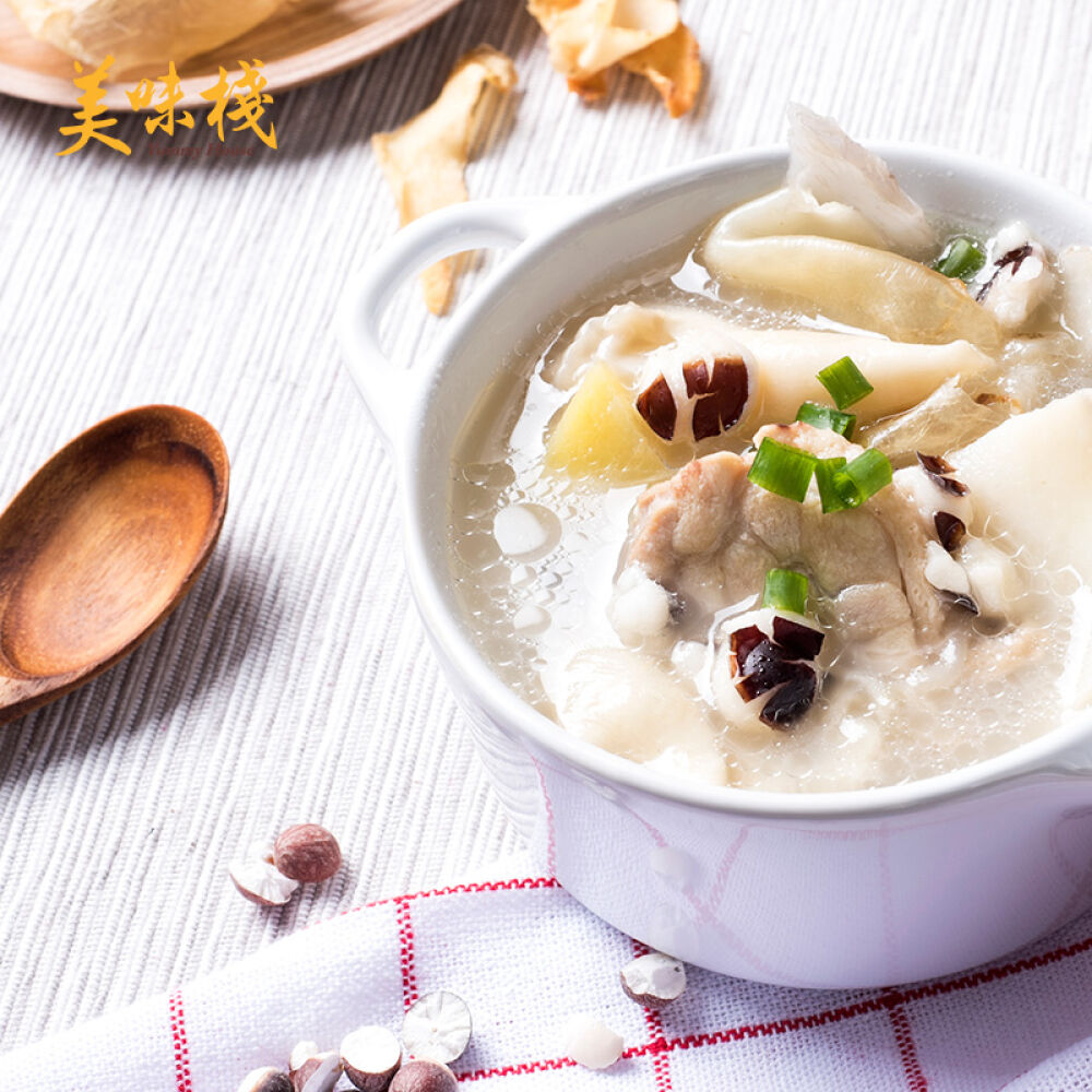 美味栈港式老火汤料包煲汤靓料花胶螺片汤105g