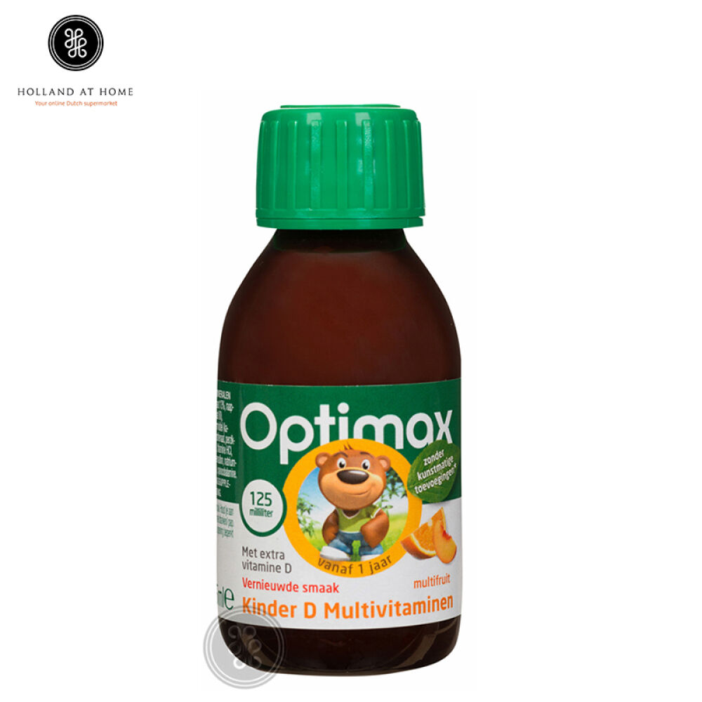 Optimax营养维生素液体儿童多维元素+维他命D125ml/瓶