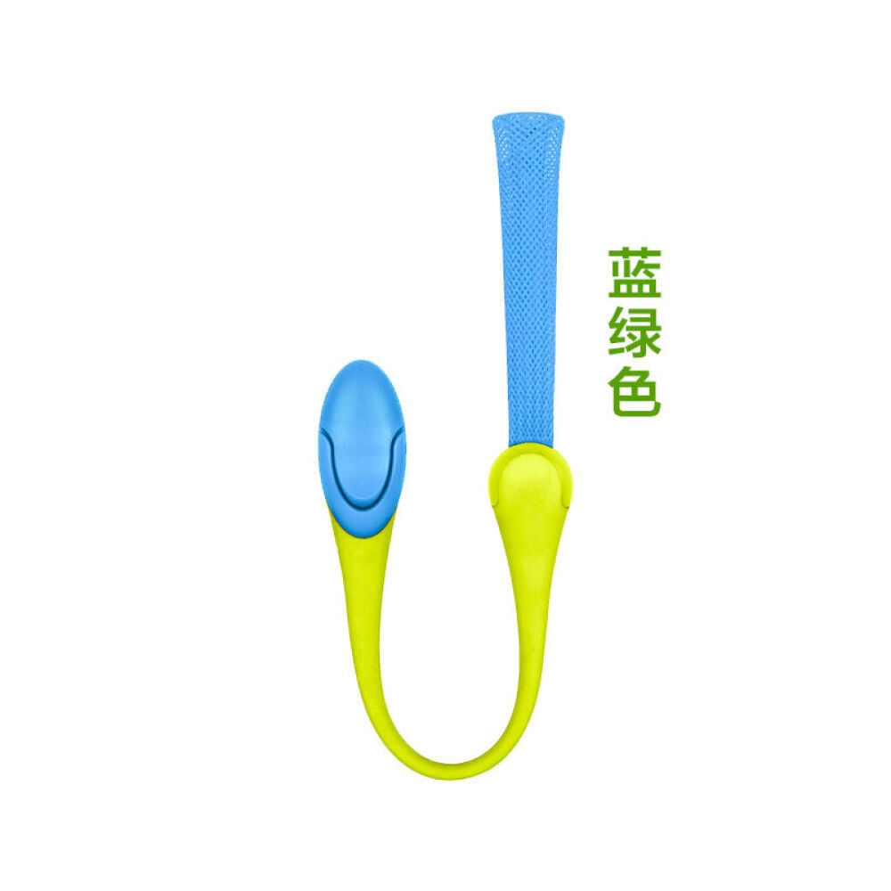 美国进口新款BOON婴幼儿宝宝奶嘴牙胶防掉夹、安抚奶嘴夹多色食物夹(蓝绿)