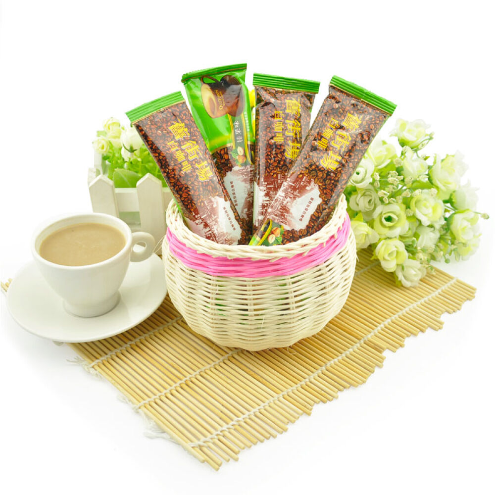 正品包邮Oldtown旧街场马来西亚白咖啡经典原味三合一速溶咖啡粉600g榛果味1袋装