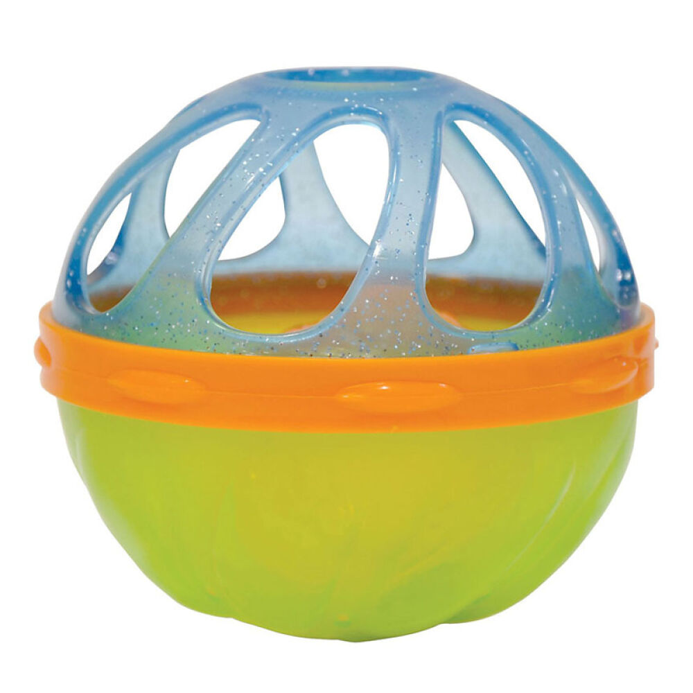 美国Munchkin麦肯齐摇铃洗澡球蓝+绿