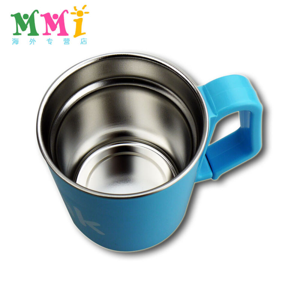 美国直邮Thinkbaby辛克宝贝不锈钢水杯四色可选天蓝色