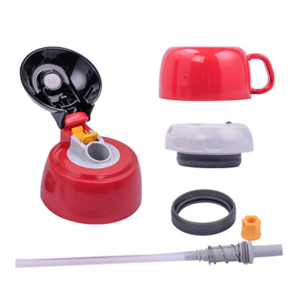 日本象印儿童保温杯吸管杯保温壶保冷壶450ml红色泰国版