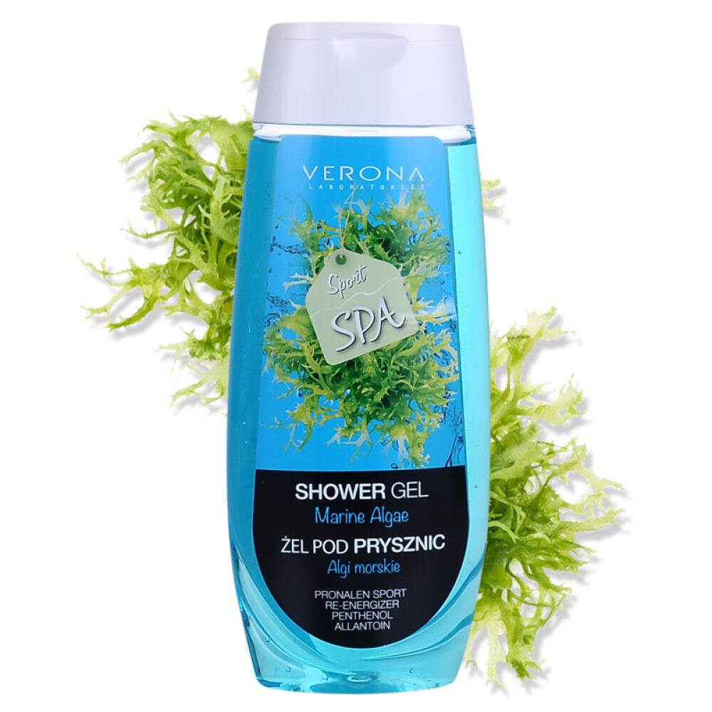 波兰原装进口VERONA家庭专业SPA级沐浴凝胶沐浴液沐浴啫喱250ml男女适用海藻沐浴露