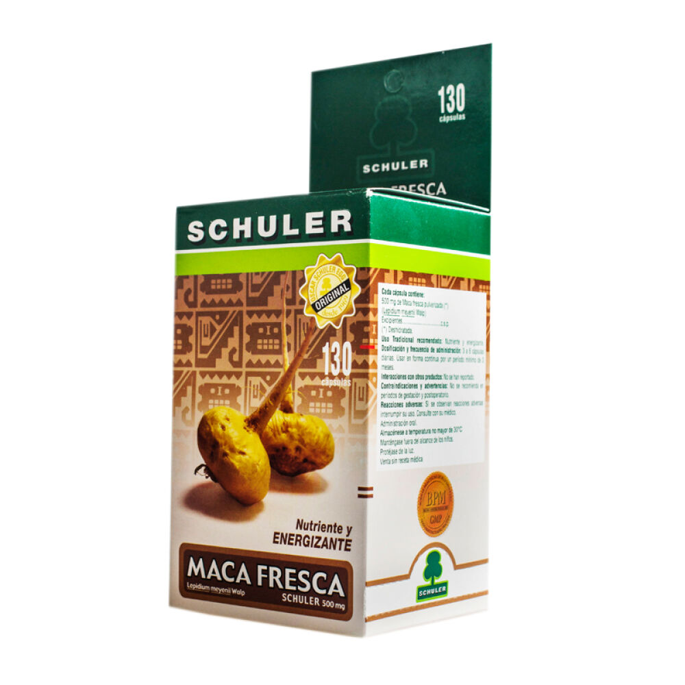 玛咖精片补肾壮阳秘鲁玛卡MACA改善性能力SCHULER玛卡马卡胶囊500mg/130粒