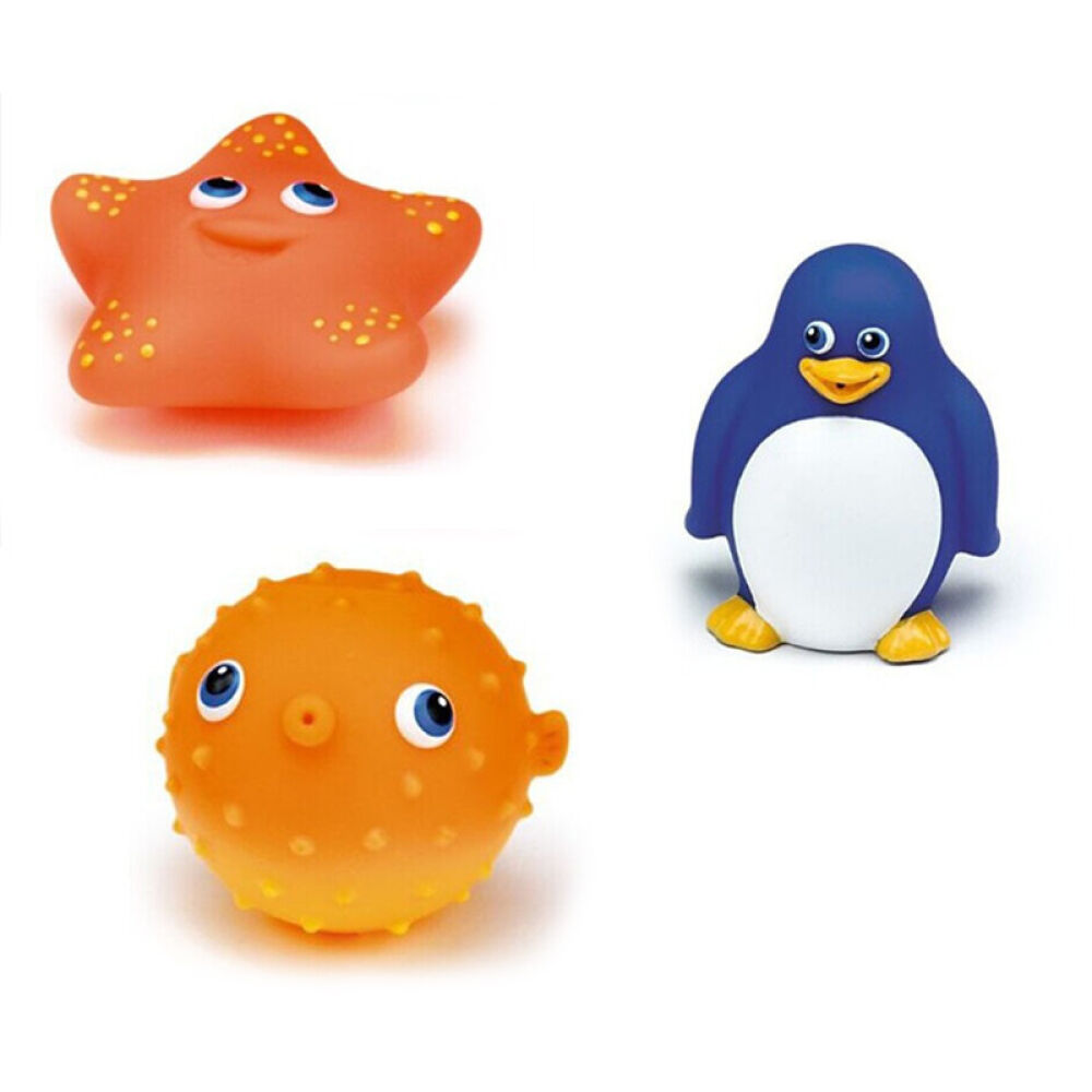 Munchkin麦肯奇宝宝沐浴戏水玩具海洋小生物10件套多色