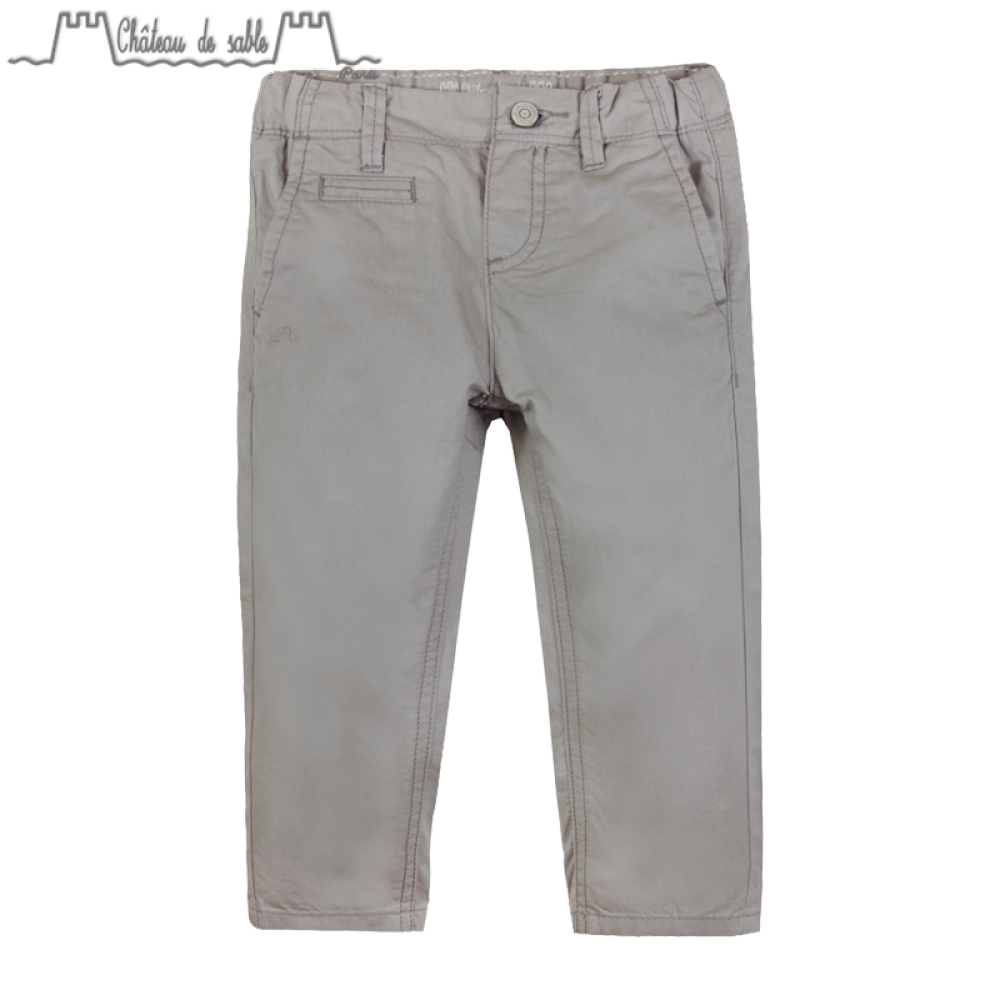 ChateauDeSableHUGO男童裤子棉质弹力裤夏装七分裤#040驼色06Y