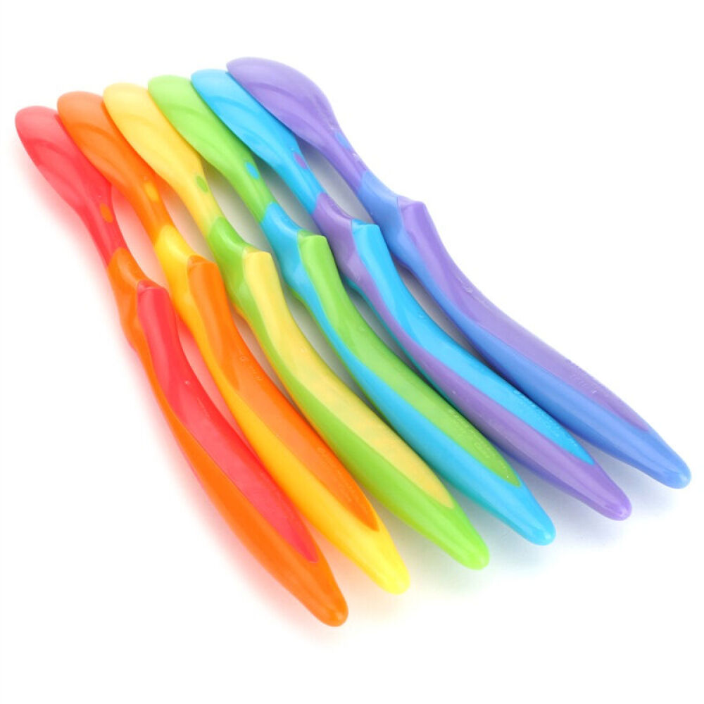 Munchkin麦肯奇软头勺子6把一套多色