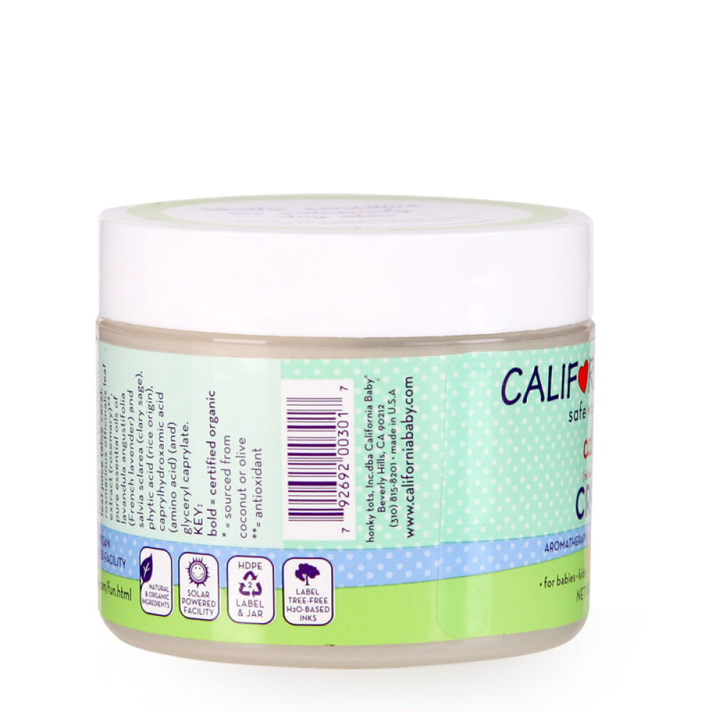 【全球购】CaliforniaBaby加州宝宝婴儿面霜宝宝面霜镇静舒缓面霜57g包装