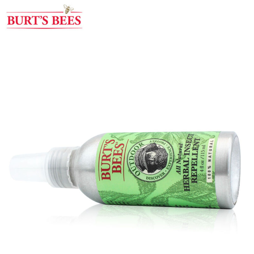 美国Burt'sBees小蜜蜂紫草膏+防蚊/驱蚊液组合套装驱蚊液115ML