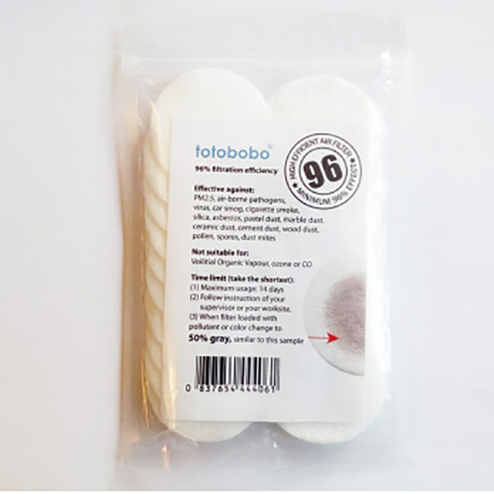 新加坡totobobo防尘儿童口罩男女透气防雾霾PM2.5口罩经典头戴式