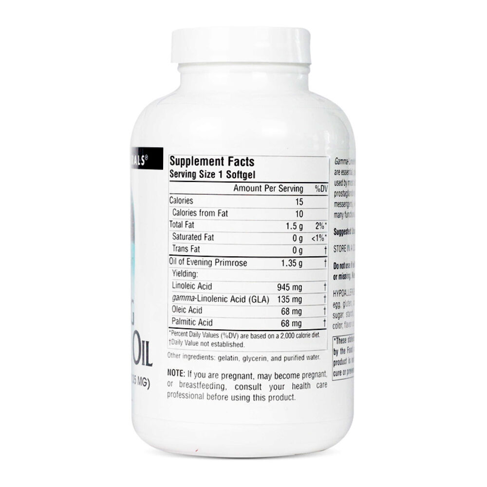 SourceNaturals月见草油软胶囊120粒调节女性内分泌