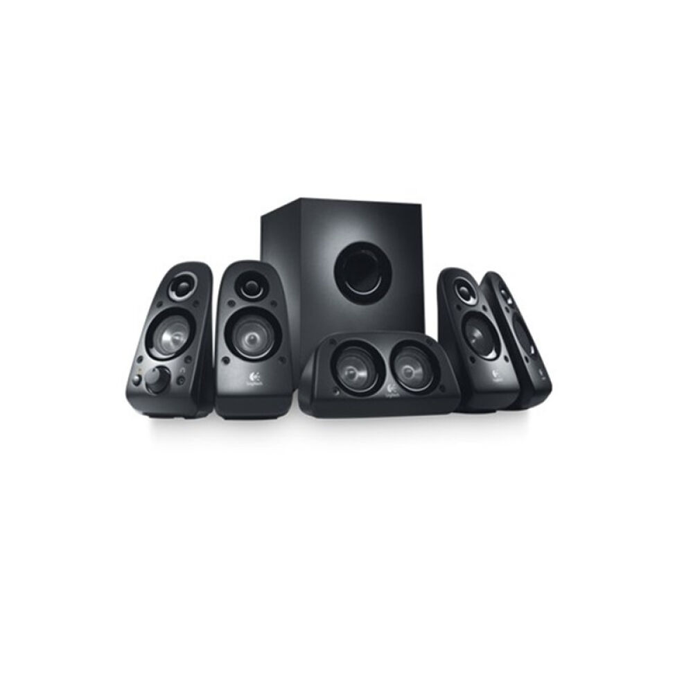 美国直邮罗技LogitechZ5065.1环绕立体声家庭影院外接扬声器