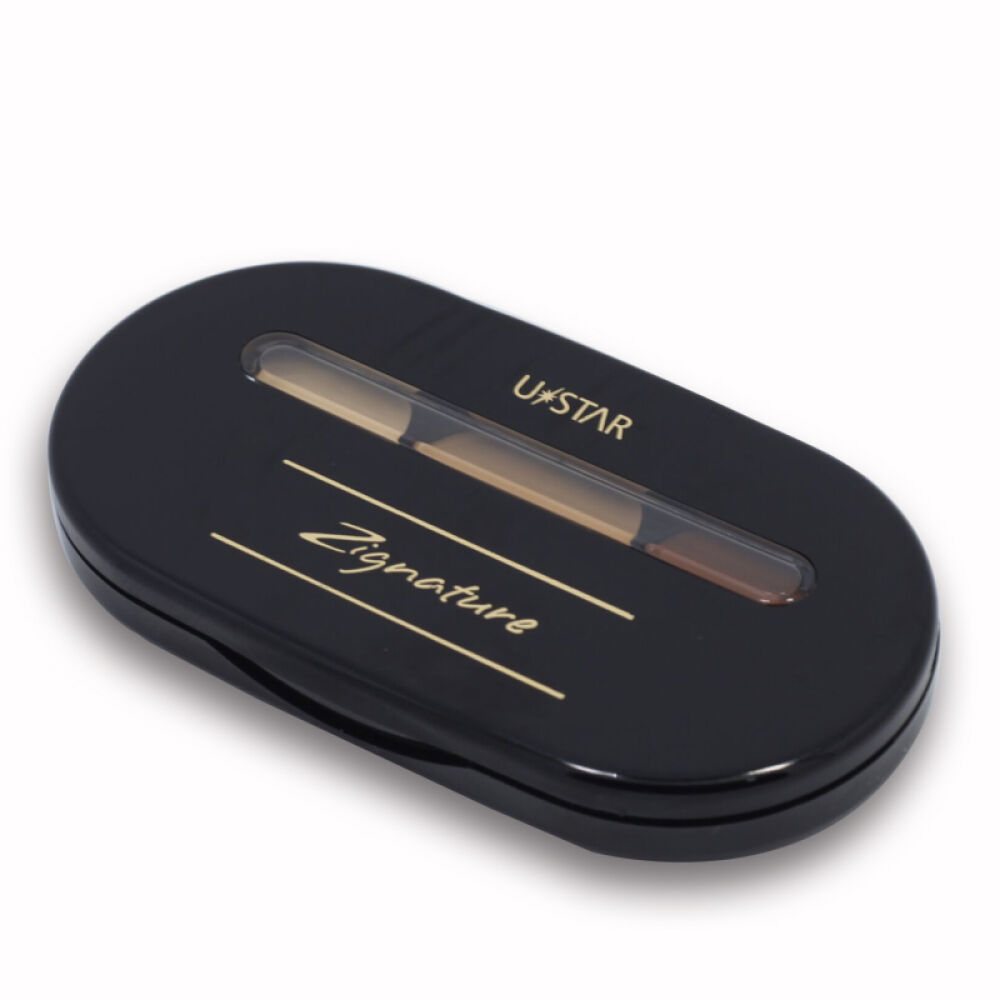 泰国Mistine粉饼底妆3d眉笔系列Ustar3合1遮瑕膏修容粉盘阴影粉1.8*3