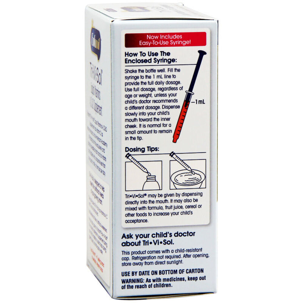 美国进口美赞臣Enfamil宝宝多维/维生素ACD/维生素D/VD高铁滴剂50mlACD滴剂