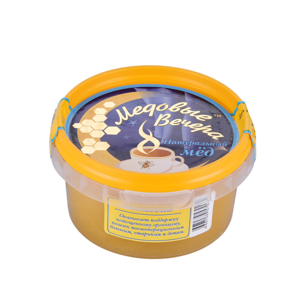 俄罗斯原装进口蜂蜜蜂蜜晚宴牌天然洋槐蜜等300g苦苣蜜(0274)