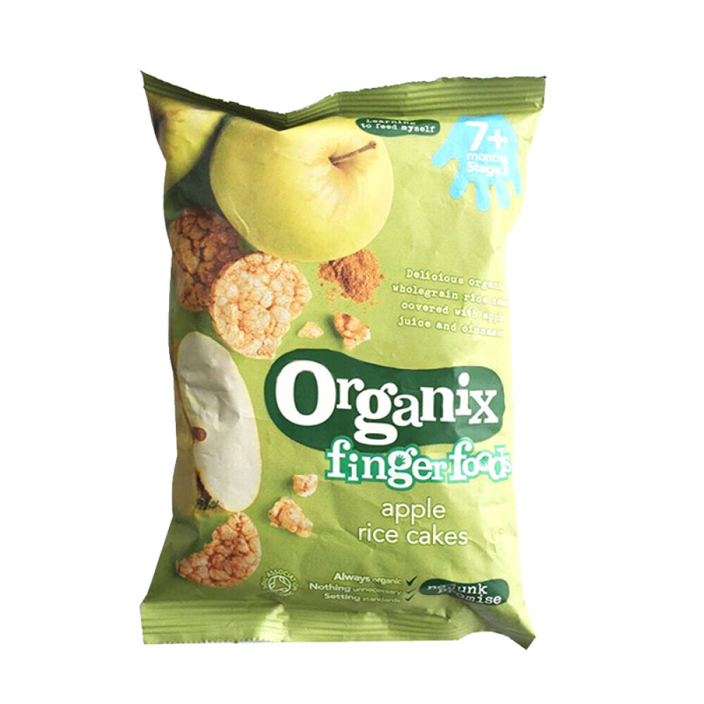 organix宝宝磨牙米饼7个月+苹果味