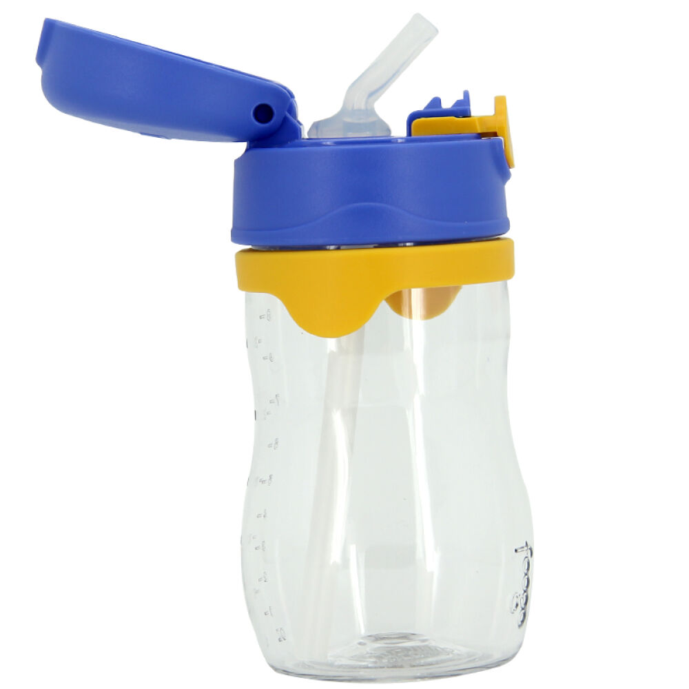 膳魔师Thermos防漏塑料吸管杯婴儿宝宝水杯Foogo系列蓝色