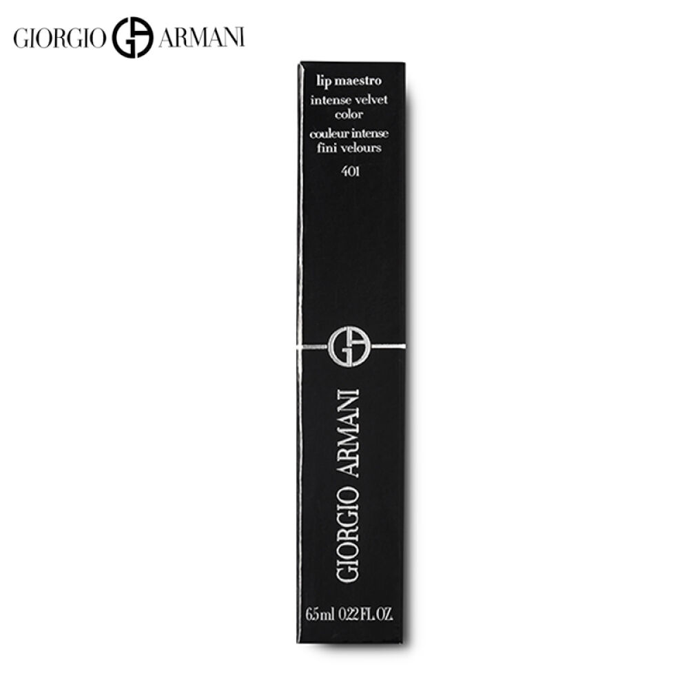 armani阿玛尼臻致丝绒哑光唇釉500红管液体口红唇膏唇蜜唇彩501豆沙色