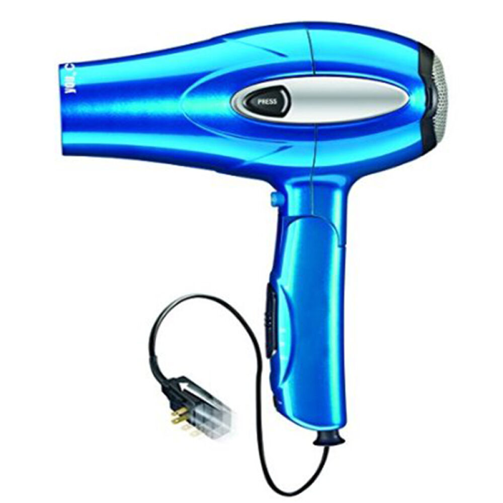 美国直邮Conair美康雅便携式全球通用电压负离子吹风机深蓝色1875W