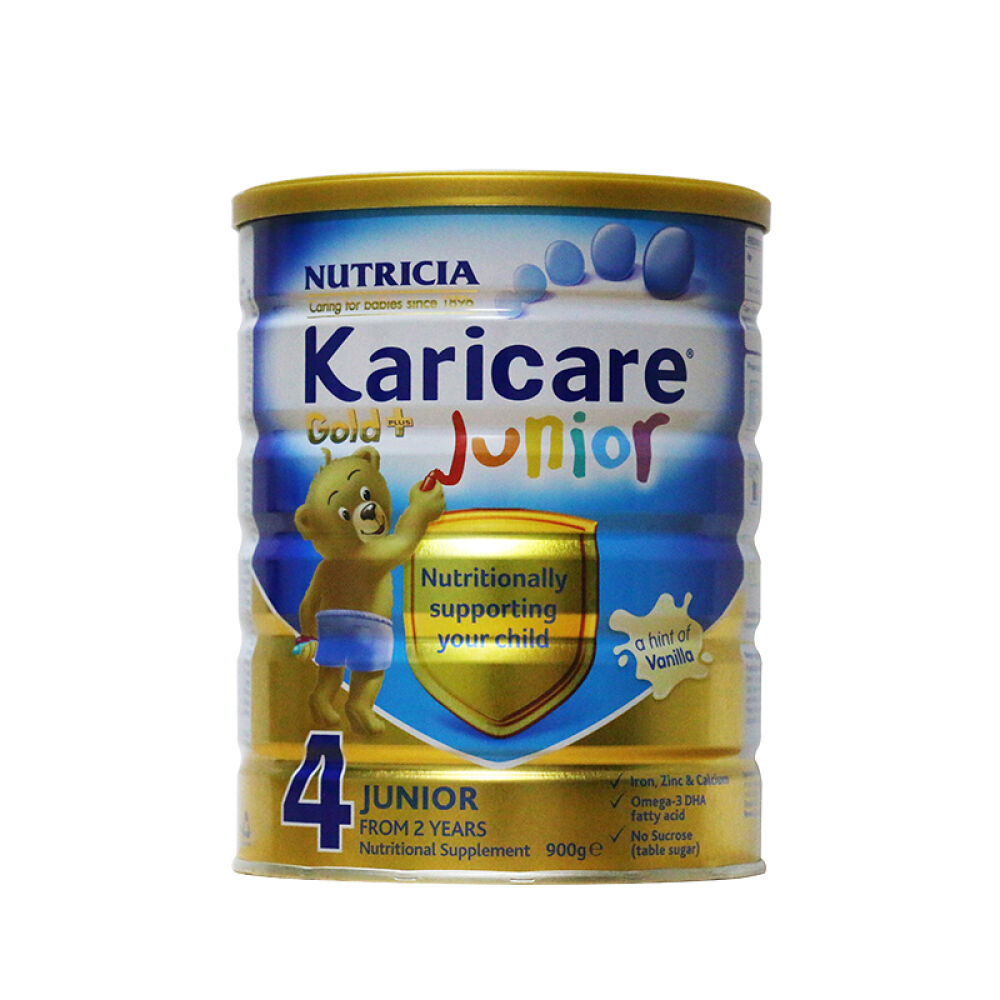 【全球购】澳洲新西兰可瑞康Karicare金装婴幼儿配方奶粉宝宝1.2.3.4段4段(2岁以上)900g/罐