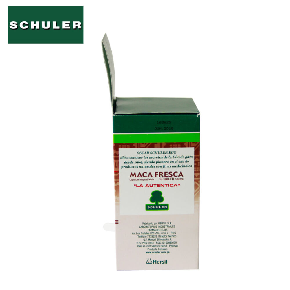 秘鲁原装正品SCHULER玛咖胶囊代购玛咖精片进口黑玛卡片粉成人男性保健品MACA胶囊