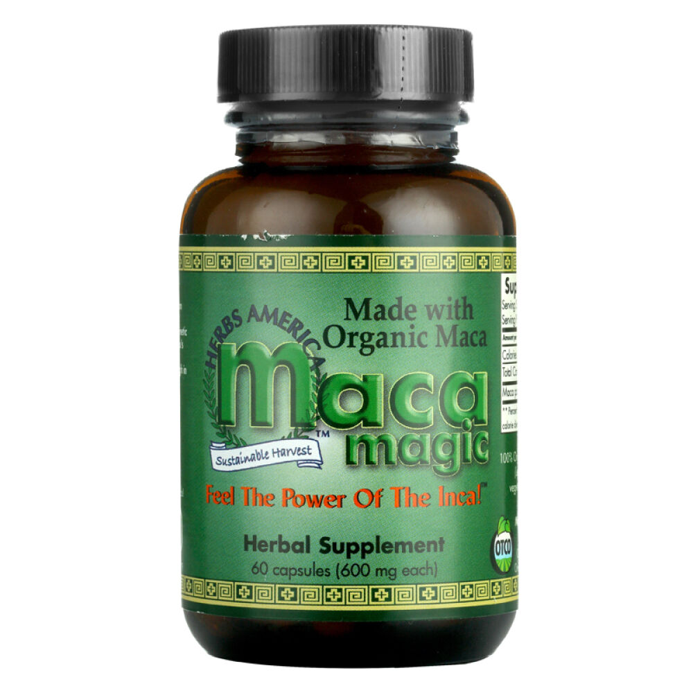 美国魔法玛卡MacaMagic胶囊60粒进口秘鲁玛咖男性补肾壮阳保健品玛咖精片