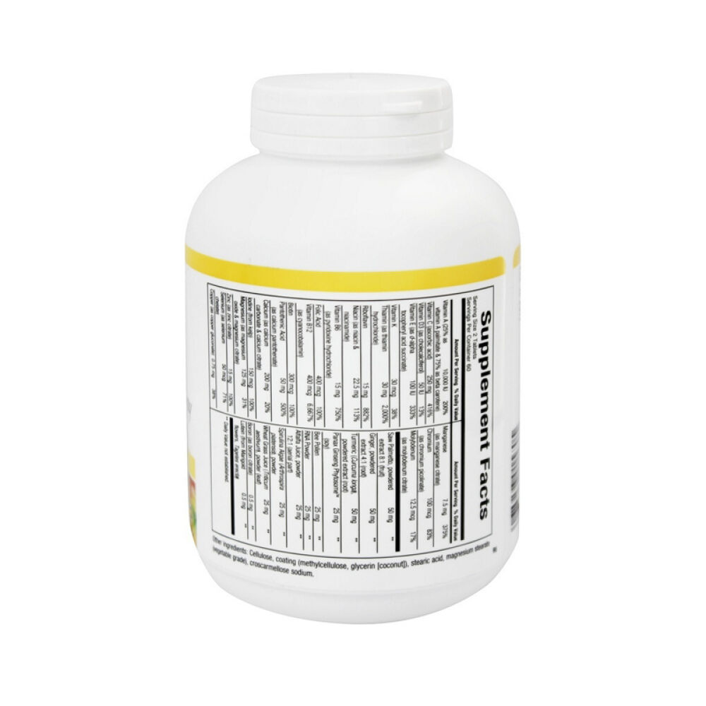 【美国正品直邮】NaturalFactors抗氧化支持促进能量男士多维素&多种矿物质片未定义120片