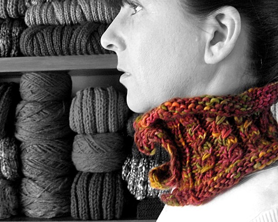 CablesKnitWomensCowl,FallHandKnittedCowlNeck,CutePureWoolCowlScarf,ShortScarf,NeckWarmer,CozyWinterAccessories
