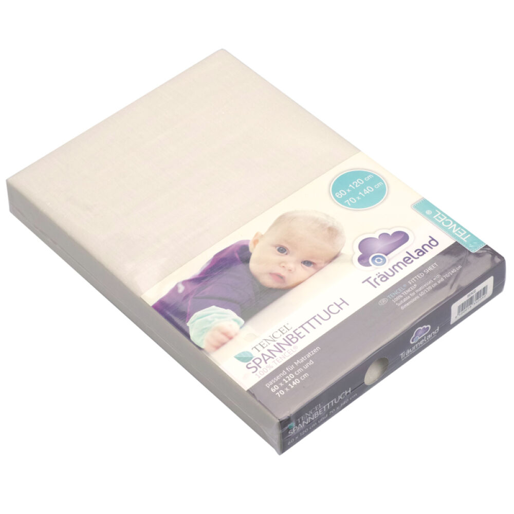 奥地利进口Traeumeland特洛梦兰儿童床单天丝透气防水隔尿床笠床垫护罩