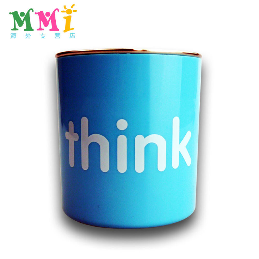 美国直邮Thinkbaby辛克宝贝不锈钢水杯四色可选天蓝色
